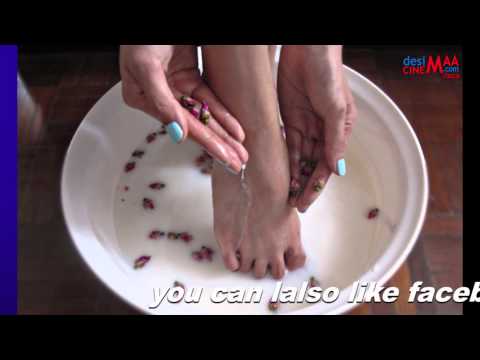 how to whiten feet nails