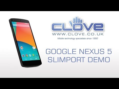 Google Nexus 5 SlimPort Demo With HDTV