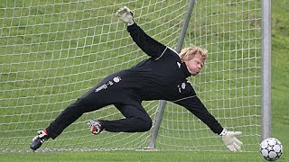 Oliver Kahn beim Tormann-Training