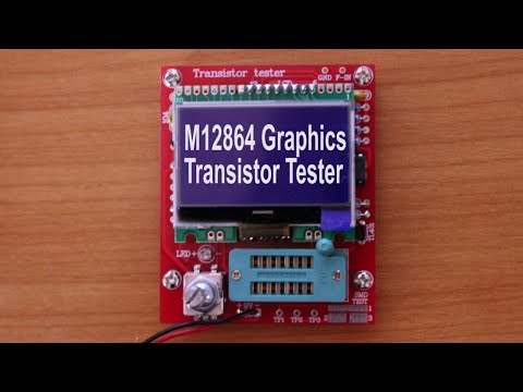 M12864 Graphics Transistor Tester from Banggood, Part 2: Review