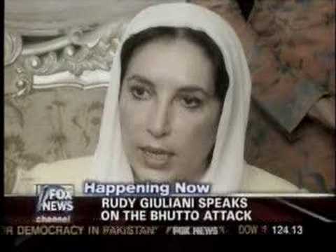 Rudy Giuliani Video Watch: Rudy Reacts to Bhutto Assassination 0 Rudy Giuliani Video Watch: Rudy Reacts to Bhutto Assassination