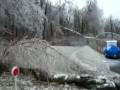 Ice storm hits central Massachusetts