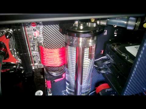 how to drain water cooling loop