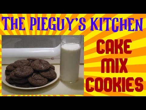 how to turn cake mix into cookies
