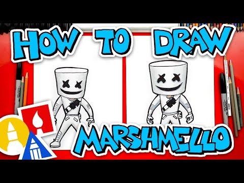 video-linktoworks-How To Draw Fortnite Marshmello Skin - YouTube