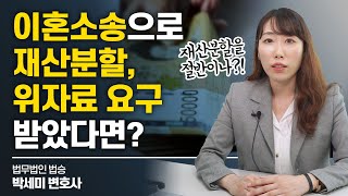이혼소송으로 재산분할, 위자료 요구 받았다면? #이혼변호사