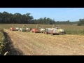 Maize Harvesting 2011.Silage Trailer Stuck, 4 claas jaguar