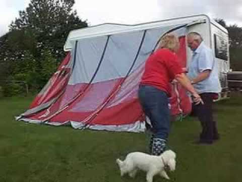 how to fit awning rail