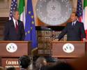 Bush a Roma. Berlusconi: «Sull'Iran sintonia totale»