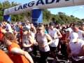 Lic. Juan Lázara participa de la Largada Maratón de Mar del Plata.MPG