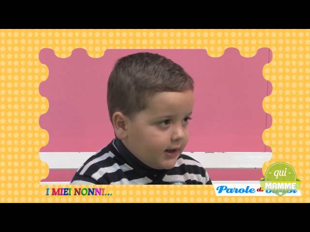 Parole di bimbi: cosa fai coi nonni?
