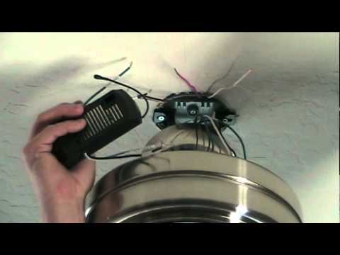 how to remove hunter ceiling fan