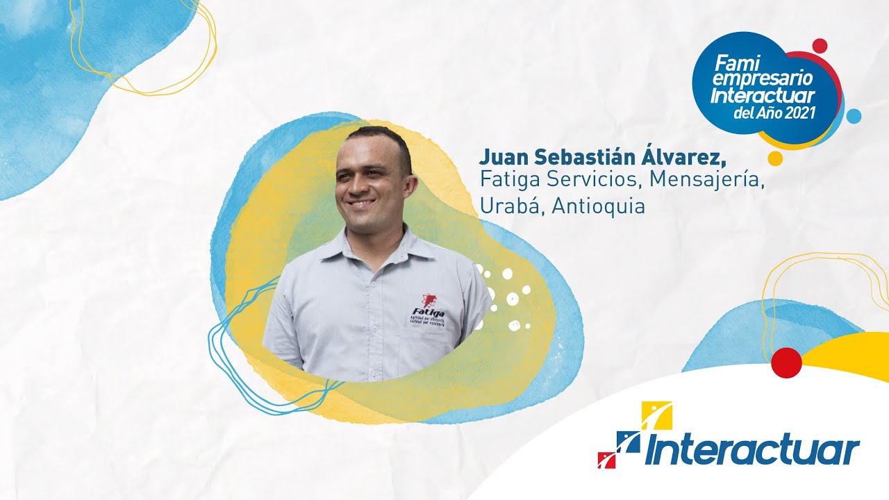 Juan Sebastián Álvarez, ganador Categoría Empresa Joven Famiempresario Interactuar del Año 2021