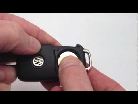 how to change the battery in a vw key