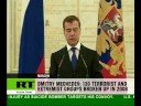 Medevev warns extremists