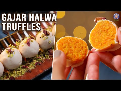 Gajar Halwa Truffles Recipe | #CarrotLaddu | #CarrortDessert | Truffle Recipe | Easy To Make Sweets