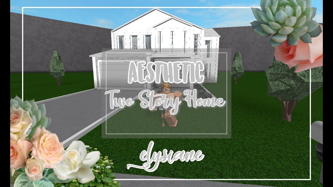 Roblox Bloxburg Aesthetic Two Story Home Giveaway
