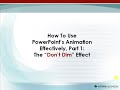 PowerPoint Presentation Tips from www.FigTree.com.sg