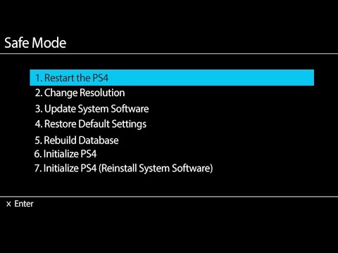 how to rebuild database ps4