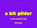 fun slope soaring Amethyst -- kit glider