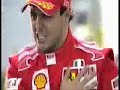 lewis hamilton the youngest champion ever. 

skip to 1:29 for the actual video of him winning in brazil - interlagos.

can i just say i am a lewis hamilton fan but massa is a great driver and deserves respect too.

please don't comment things like they payed glock because they didn't ok. just accept it.

they both deserved it but hamilton came out on top.

btw glock was on the wrong tyres so he had no grip and lost 3 seconds per corner. he didn't let him win ok.


copyrights go to itv 1 and formula 1 it self for showing this footage.