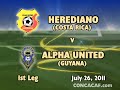 7.26.11 CCL Highlights Herediano v Alpha United