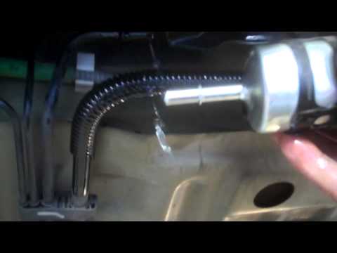 Fuel filter replacement 2005 Ford Focus Install Remove Replace