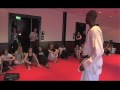 cours de taekwondo de pascal gentil lors d'un s�minaire.