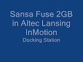 Sandisk Sansa Fuse 2GB on Docking Station