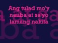 Para Lang Sa'yo by Aiza Seguerra with lyrics