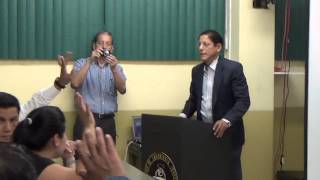 Inicio de la  Presentación del Proyecto - M.Sc. Enrique Obando Montenegro