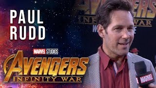 Paul Rudd Live at the Avengers: Infinity War Premiere