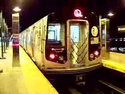 MustangFan424 - This is a video I took of a R143 Larry train entering and leaving the Junction.