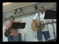 Bobby Sinatra and Mike Banek at the Bellport Festival