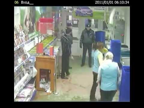 Драка в Красноярске в супермаркете Командор!