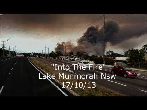 NSW - Footage taken enroute and during the fires at Lake Munmorah & Nords Wharf Nsw. Filmed by Deputy Captain Ross Beckley, Fire & Rescue Nsw 505 Station Wyong.