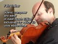 Adolf Busch Capriccio Violin Piano Felix Treiber Annemi Egri