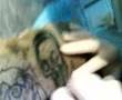 me tattoing pig skin