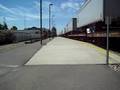 BNSF C40-8W #869 creeps thru MCD with a S/B mail train+nice crew