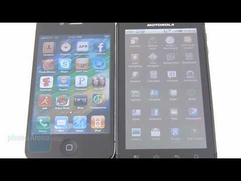 Motorola ATRIX 4G vs Apple iPhone 4