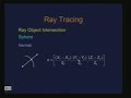 Lecture - 24 Ray Tracing