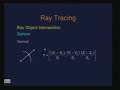 Lecture - 24 Ray Tracing