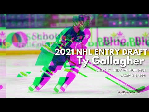 2021 NHL Draft | Ty Gallagher (#17) Shift by Shift vs Dubuque, March 5, 2021