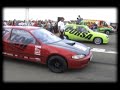 Honda Civic VTI Vs. Opel Corsa GSI Drag Race