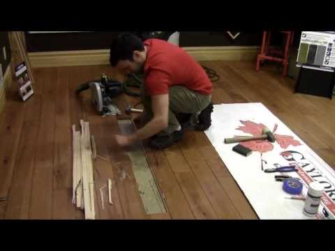how to patch hardwood floor