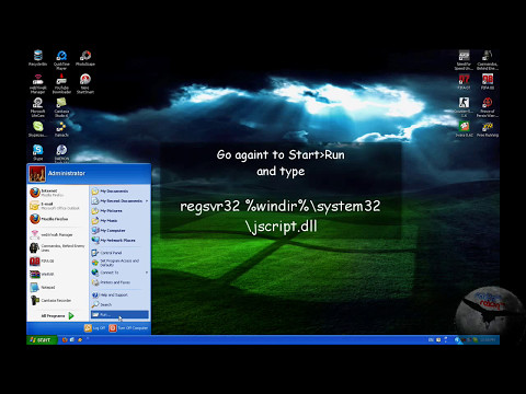 how to repair jscript in windows xp