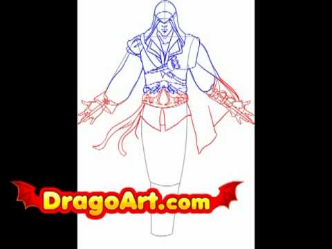 how to draw ezio chibi