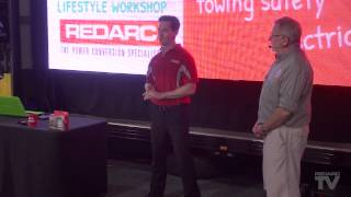 Solar with Matthew Wright from Redarc - SA Let's Go Lifestyle Expo. Shot & edited by Redarc.