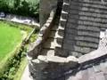 The Maiden's Leap on the roof of Ruthven Huntingtower Castle
