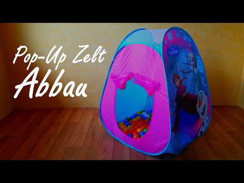 Abbau, Pop Up Spielzelt (Elsa & Anna)
